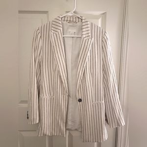 🤎Brown stripped H&M blazer🤎